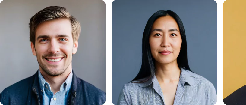 Graphic showcasing our team