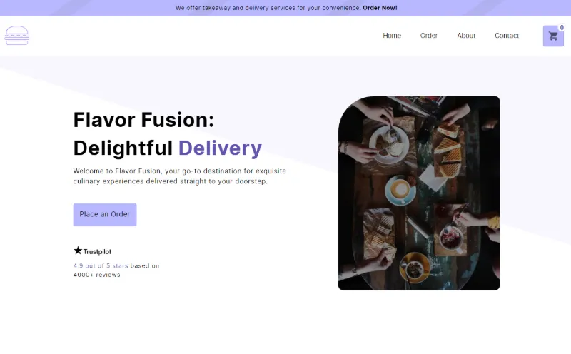 Flavor Fusion Website